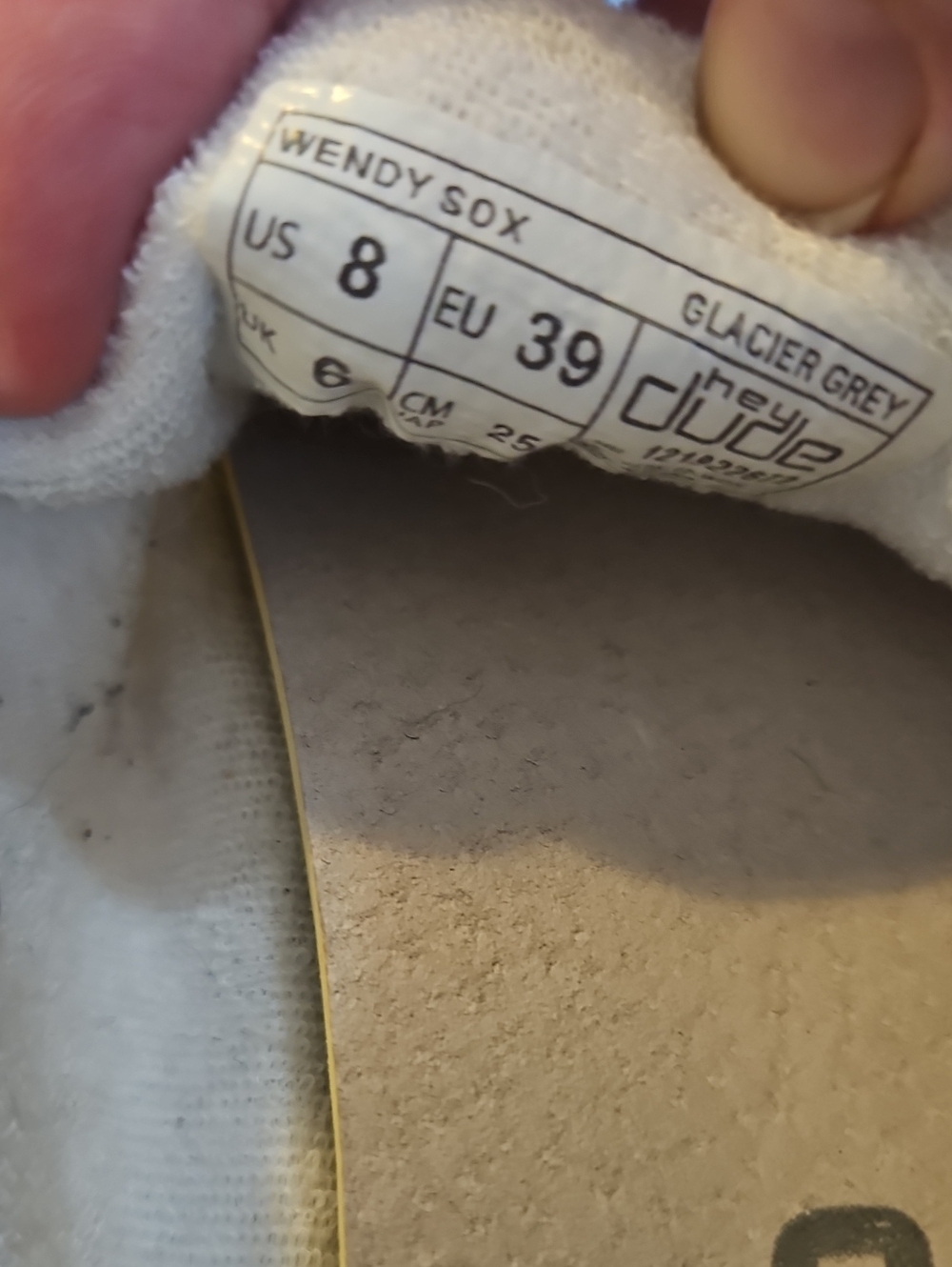 Hey Dude Wendy Sox Glacier Grey - Picture 8 of 12